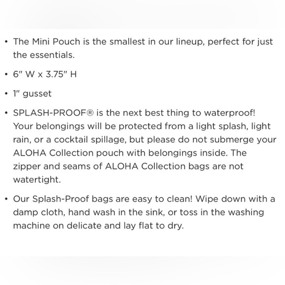 Aloha Collection 💚 Hello Kitty Mini Pouch DFS - Picture 3 of 3